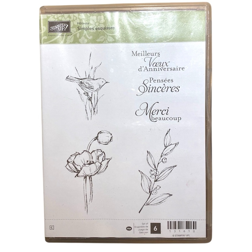 🍒 Stampin’Up! 🍒 “Simples esquisses” Stamp set.